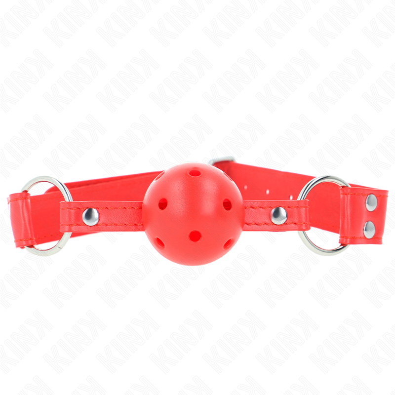 Kink Collar & Gag-Morsetto completo a sfera, vuoto Rossa 62 X 1 Kink Collar & Gag-Morsetto completo a sfera, vuoto Rossa 62 X · Bondage & Manette
