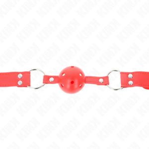 Kink Collar & Gag-Morsetto completo a sfera, vuoto Rossa 62 X 7 Kink Collar & Gag-Morsetto completo a sfera, vuoto Rossa 62 X · Bondage & Manette (immagine 3)
