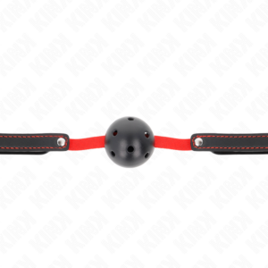 Kink Collar & Gag-Gag Tubulare Rigido 4.5 cm con Cintura Elastica · Bondage & Manette (imaginea 2)