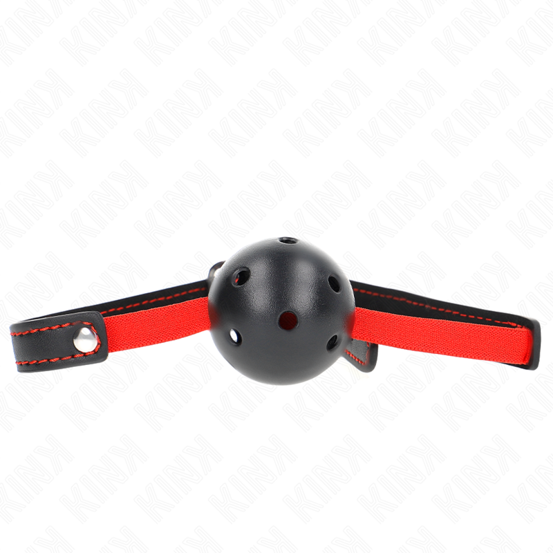 Kink Collar & Gag-Gag Tubulare Rigido 4.5 cm con Cintura Elastica