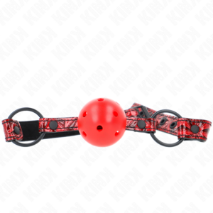 Kink Collar & Gag-Gag con Sfera Modello Diamante 4.5 cm, 64.5 cm
