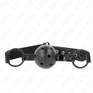 Kink Collar & Gag-Ball Gag con Modello Diamond 4.5 cm, Lunghezza · Bondage & Manette