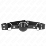 Kink Collar & Gag-Palla morbida e fattoria 4 cm Gag con cinturino · Bondage & Manette