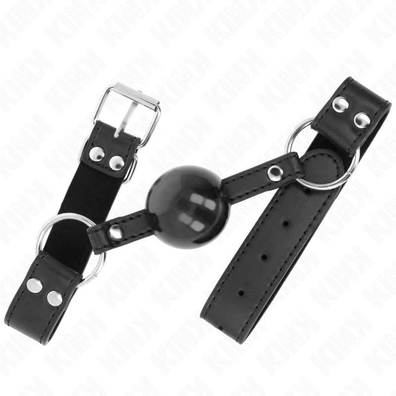 Kink Collar & Gag-Palla morbida e fattoria 4 cm Gag con cinturino 2 Kink Collar & Gag-Palla morbida e fattoria 4 cm Gag con cinturino · Bondage & Manette (immagine 2)