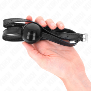 Kink Collar & Gag-Small Simplicity Ball Gag 4 cm con Cinturino 60 X 8 Kink Collar & Gag-Small Simplicity Ball Gag 4 cm con Cinturino 60 X · Bondage & Manette (imaginea 4)