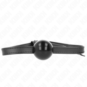 Kink Collar & Gag-Small Simplicity Ball Gag 4 cm con Cinturino 60 X 7 Kink Collar & Gag-Small Simplicity Ball Gag 4 cm con Cinturino 60 X · Bondage & Manette (imaginea 3)