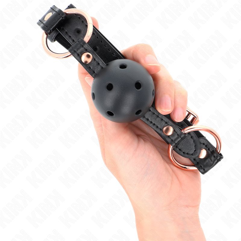 Kink Collar & Gag-Premium Tpe Ball Gag 4 cm - 60 X 2 cm · Bondage & Manette (imaginea 4)