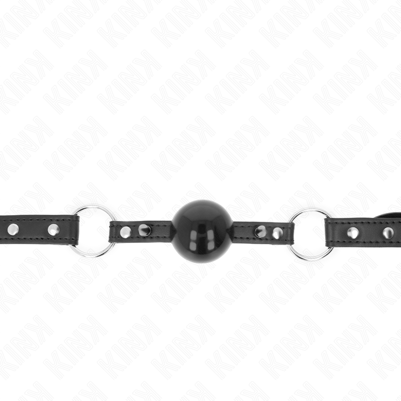 Kink Collar & Gag-Ball Gag 4 cm con notte in su e snap lock 65 X 2 Kink Collar & Gag-Ball Gag 4 cm con notte in su e snap lock 65 X · Bondage & Manette (imaginea 2)