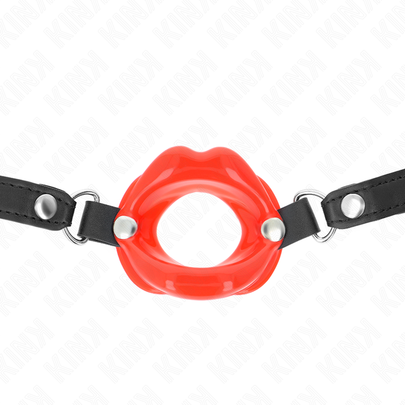 Kink Collar & Gag-Gag Lip 8 cm con Bracciale in imitazione di pelle 2 Kink Collar & Gag-Gag Lip 8 cm con Bracciale in imitazione di pelle · Bondage & Manette (imaginea 2)