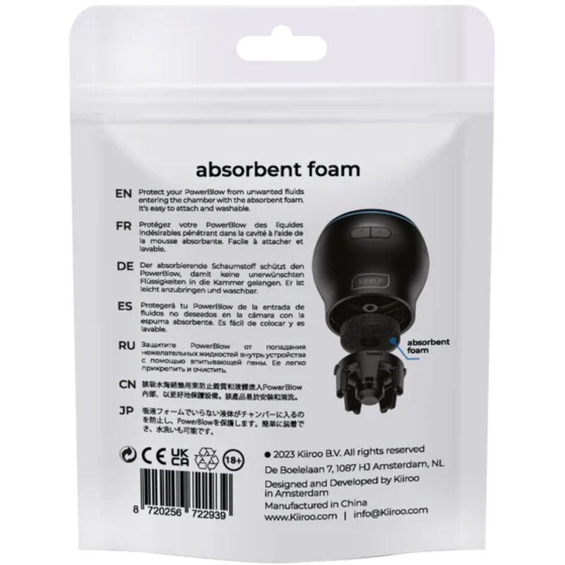 Kiiroo-Powerblow Schiuma Assorbente Pacchetto 5 Pezzi 2 Kiiroo-Powerblow Schiuma Assorbente Pacchetto 5 Pezzi · Masturbatori (imaginea 2)