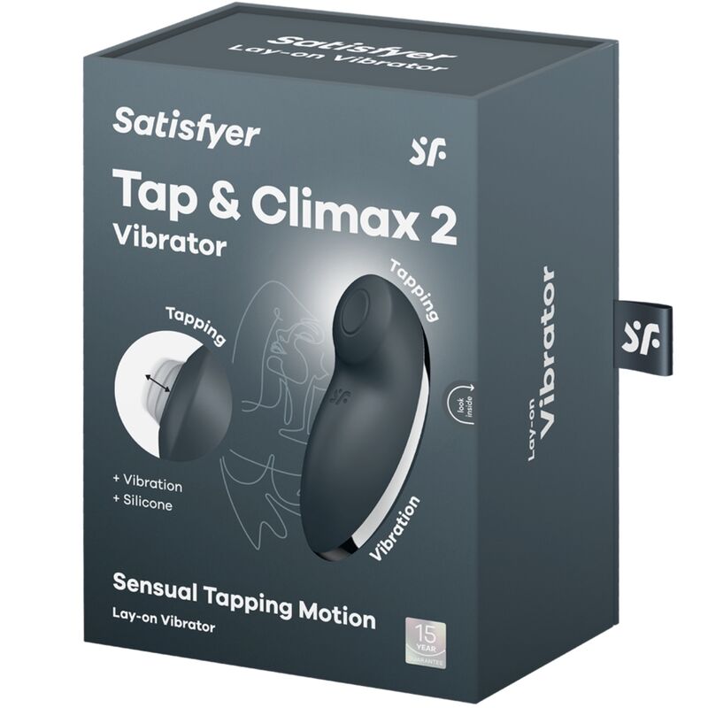 Satisfyer-Tappo & Climax 2 Vibratore & Stimolatore Silicone · Vibratori (imaginea 7)