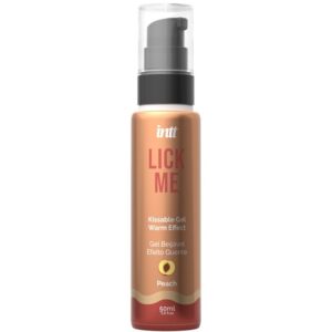 Intt-Lick Me Gel Commestibile Pesca, Effetto Caldo · Lubrificanti