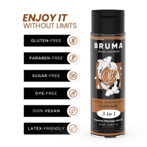Bruma-Premium Massage Hot Oil Cupcake 3 in 1 - 100 ml 101 Bruma-Premium Massage Hot Oil Cupcake 3 in 1 - 100 ml
