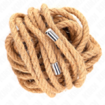 Kink Rope Arts-Funie din Cânepă cu Cap Metalic 5 Metri · Bondage & Catuse