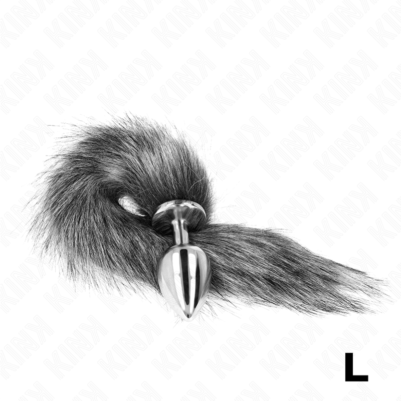 Kink Pleasure Plugs-Plug anale Size L 10 X 4 cm con Coda 4 Kink Pleasure Plugs-Plug anale Size L 10 X 4 cm con Coda · Accessori BDSM (imaginea 4)
