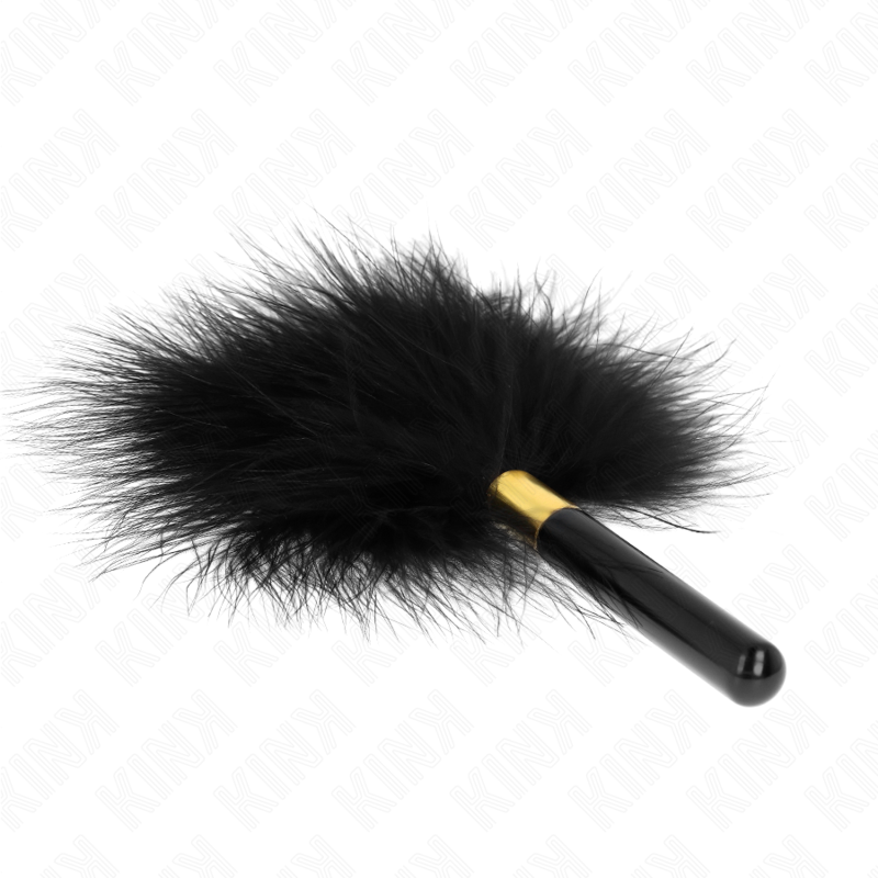 Kink Impact & Touch-Black Gold Metal Tickle Feathers 18 cm 2 Kink Impact & Touch-Black Gold Metal Tickle Feathers 18 cm · Accessori BDSM (imaginea 2)