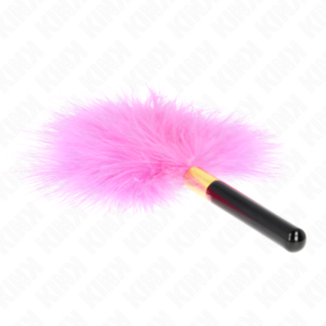 Kink Impact & Touch-Pene Tickle Metal Fuchsia Gold 18 cm · Accessori BDSM (immagine 3)