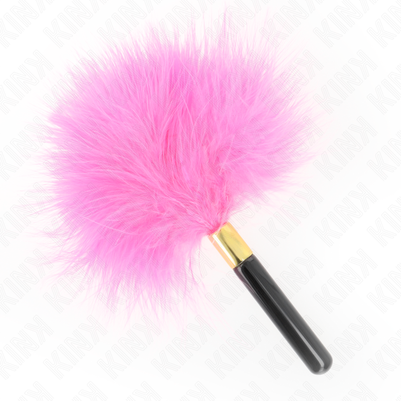 Kink Impact & Touch-Pene Tickle Metal Fuchsia Gold 18 cm · Accessori BDSM (immagine 4)