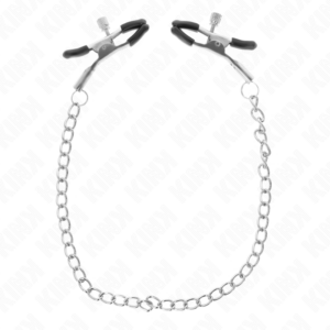Kink Nipple Grip-Morsetti per capezzoli a catena sottile 30 cm-Metal 6 Kink Nipple Grip-Morsetti per capezzoli a catena sottile 30 cm-Metal · Accessori BDSM (imaginea 2)