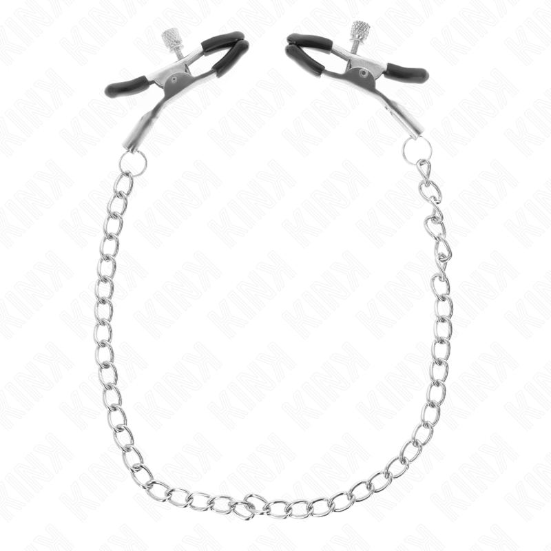 Kink Nipple Grip-Morsetti per capezzoli a catena sottile 30 cm-Metal 2 Kink Nipple Grip-Morsetti per capezzoli a catena sottile 30 cm-Metal · Accessori BDSM (imaginea 2)
