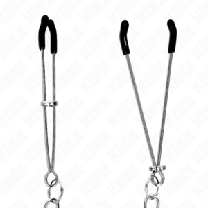 Kink Nipple Grip-Morsetti sottili per capezzoli a catena grossa 30 · Accessori BDSM (imaginea 3)