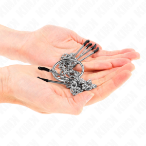 Kink Nipple Grip-Tripla Clip per Seno e Clitoride a Catena · Accessori BDSM (imaginea 4)