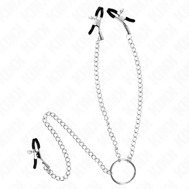 Kink Nipple Grip-Morsetti tripli per capezzoli e clitoride · Accessori BDSM