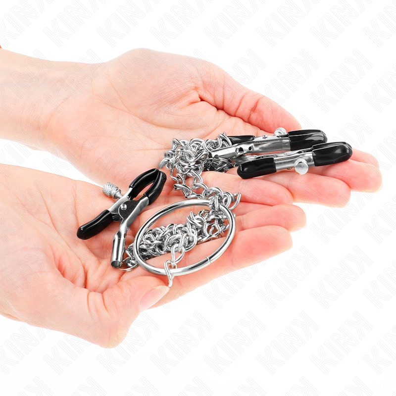 Kink Nipple Grip-Morsetti tripli per capezzoli e clitoride · Accessori BDSM (immagine 2)