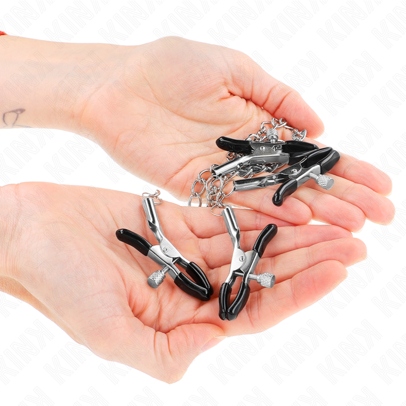 Kink Nipple Grip-4 morsetti regolabili per capezzoli e clitoride 3 Kink Nipple Grip-4 morsetti regolabili per capezzoli e clitoride · Accessori BDSM (imaginea 3)