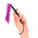 Kink Impact & Touch-Mini Bicicletta in Silicone con 6 Perle Viola - 26 cm · Accessori BDSM