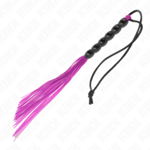 Kink Impact & Touch-Mini Bicicletta in Silicone con 6 Perle Viola - 26 cm · Accessori BDSM (immagine 3)