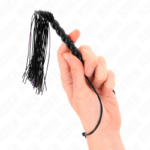 Kink Impact & Touch-Mini Bicicletta in Silicone con 6 Perle Nere 26 cm · Accessori BDSM