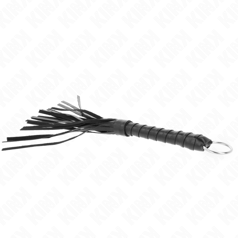 Kink Impact & Touch-Frusta Mini Semplice Nera 28 cm · Accessori BDSM (immagine 4)