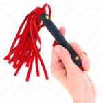 Kink Impact & Touch-Mini Bicicletta in Pelle Girata Rossa 30 cm · Accessori BDSM