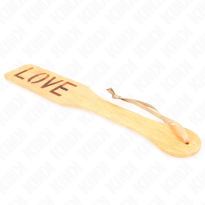Kink Impact & Touch-Bamboo Pallet Word Love 32 X 5.5 cm · Accessori BDSM (imaginea 4)