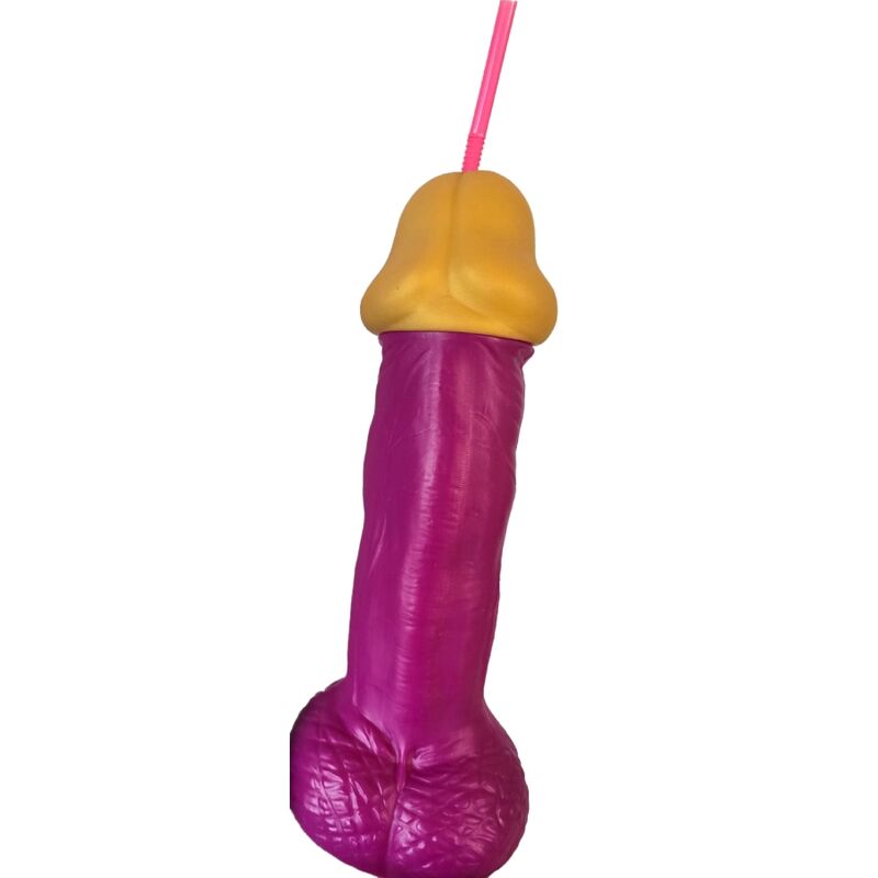Diablo Picante-Bicchiere Pene di Plastica 500ml — DIVERTY SEX · Articoli divertenti