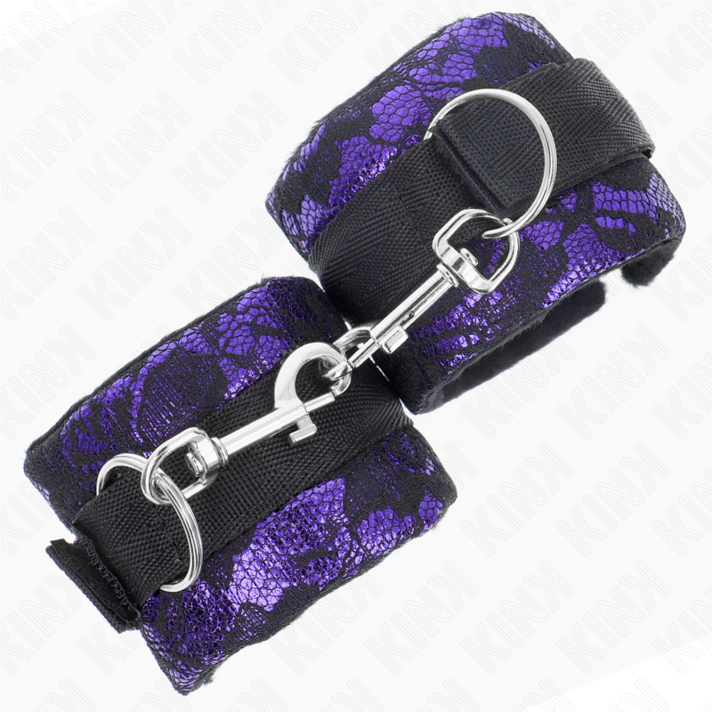 Kink Wrist Restraint-Polsini Corti Pizzo Velluto e Legatura 3 Kink Wrist Restraint-Polsini Corti Pizzo Velluto e Legatura · Bondage & Manette (imaginea 3)