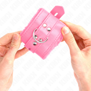 Kink Wrist Restraint-Manette per polsini imbottite con Rosa · Bondage & Manette (imaginea 4)