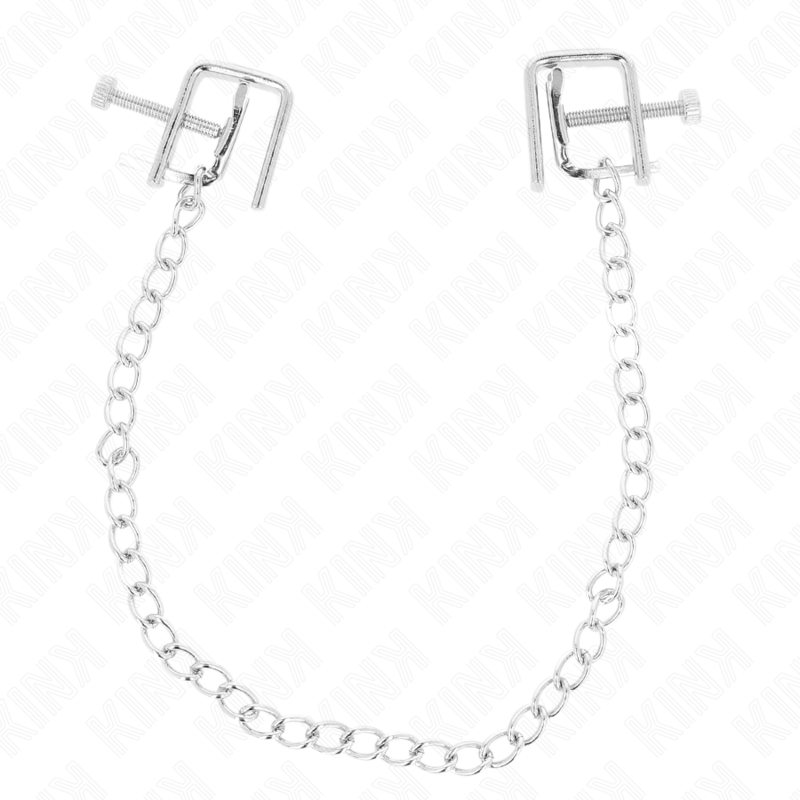 Kink Nipple Grip-Morsetti per capezzoli a catena 30 cm-Metal 2 Kink Nipple Grip-Morsetti per capezzoli a catena 30 cm-Metal · Accessori BDSM (imaginea 2)