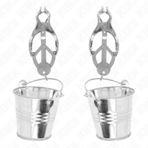 Kink Nipple Grip-Japanese Clover Morsetti per capezzoli con tazze · Accessori BDSM (immagine 4)