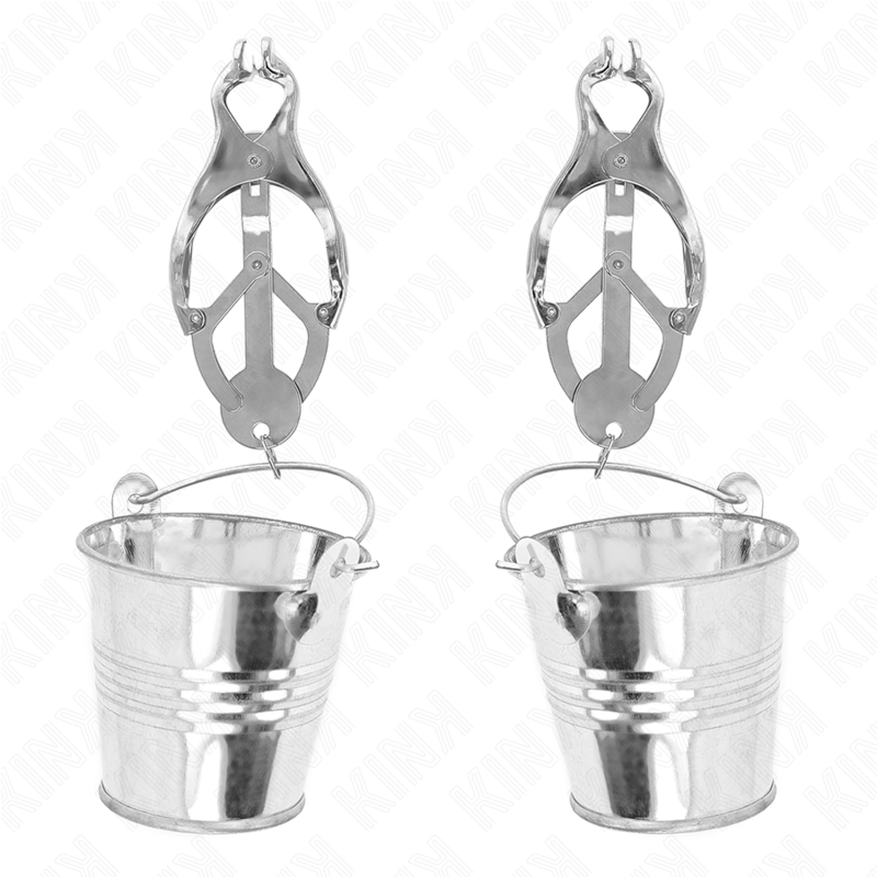Kink Nipple Grip-Japanese Clover Morsetti per capezzoli con tazze · Accessori BDSM (immagine 4)