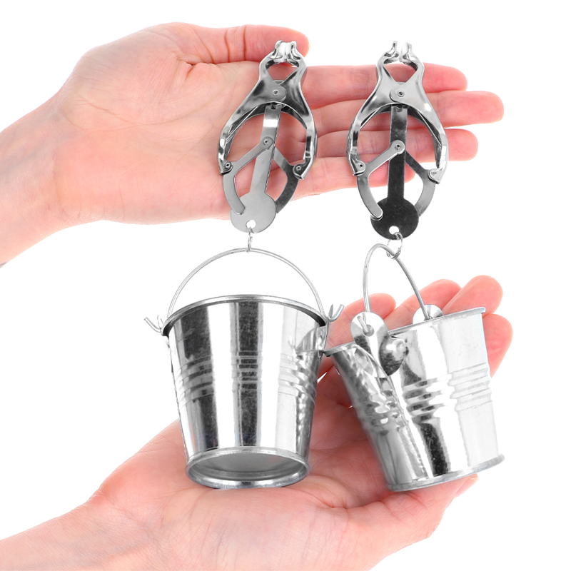 Kink Nipple Grip-Japanese Clover Morsetti per capezzoli con tazze · Accessori BDSM (immagine 2)