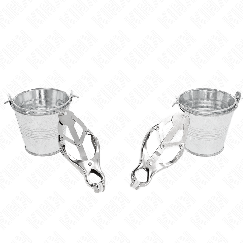 Kink Nipple Grip-Japanese Clover Morsetti per capezzoli con tazze · Accessori BDSM (immagine 3)