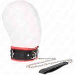 Kink Collar & Gag-Collana Massiccia con Cinturino 65 cm Modello 3 Regolabile · Bondage & Manette