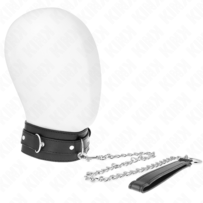 Kink Collar & Gag-Collana con Cinturino 65 cm con Imbracatura Nero 54 X 4.5 cm 1 Kink Collar & Gag-Collana con Cinturino 65 cm con Imbracatura Nero 54 X 4.5 cm · Bondage & Manette