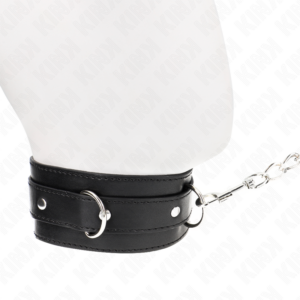 Kink Collar & Gag-Collana con Cinturino 65 cm con Imbracatura Nero 54 X 4.5 cm 8 Kink Collar & Gag-Collana con Cinturino 65 cm con Imbracatura Nero 54 X 4.5 cm · Bondage & Manette (imaginea 3)