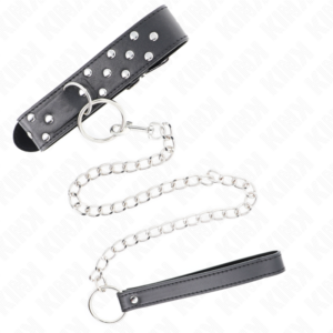 Kink Collar & Gag-Collana con Anello e Notte, Cinturino 65 cm, Nero 9 Kink Collar & Gag-Collana con Anello e Notte, Cinturino 65 cm, Nero · Bondage & Manette (imaginea 4)