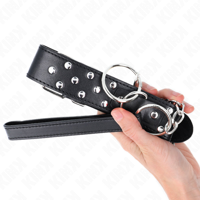 Kink Collar & Gag-Collana con Anello e Notte, Cinturino 65 cm, Nero 5 Kink Collar & Gag-Collana con Anello e Notte, Cinturino 65 cm, Nero · Bondage & Manette (imaginea 5)