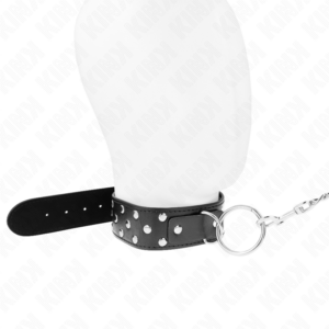 Kink Collar & Gag-Collana con Anello e Notte, Cinturino 65 cm, Nero 8 Kink Collar & Gag-Collana con Anello e Notte, Cinturino 65 cm, Nero · Bondage & Manette (imaginea 3)