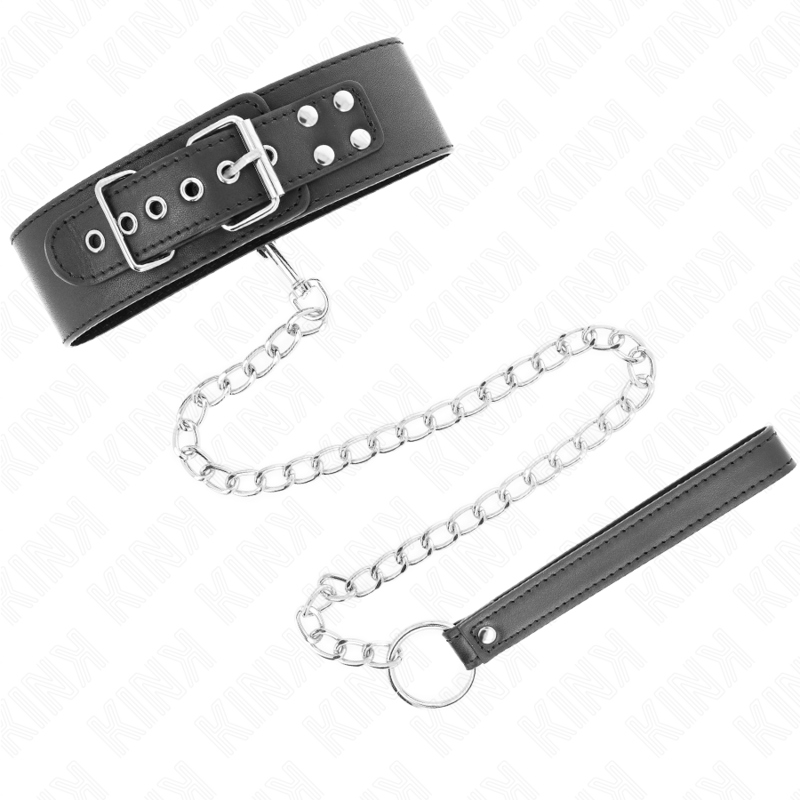Kink Collar & Gag-Collana Basic con guinzaglio 65 cm Modello 0-Metal 3 Kink Collar & Gag-Collana Basic con guinzaglio 65 cm Modello 0-Metal · Bondage & Manette (imaginea 3)